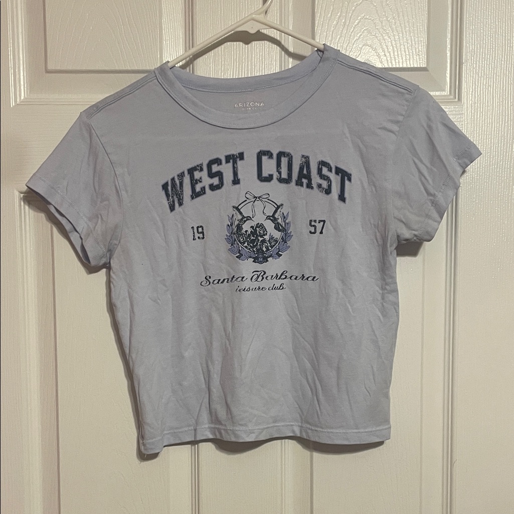Arizona Jean Company Light Blue West Coast Graphic Tee